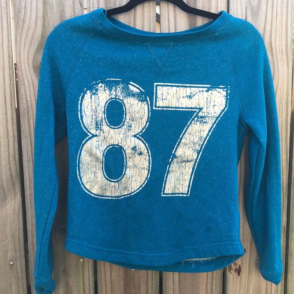 Blue sweatshirt